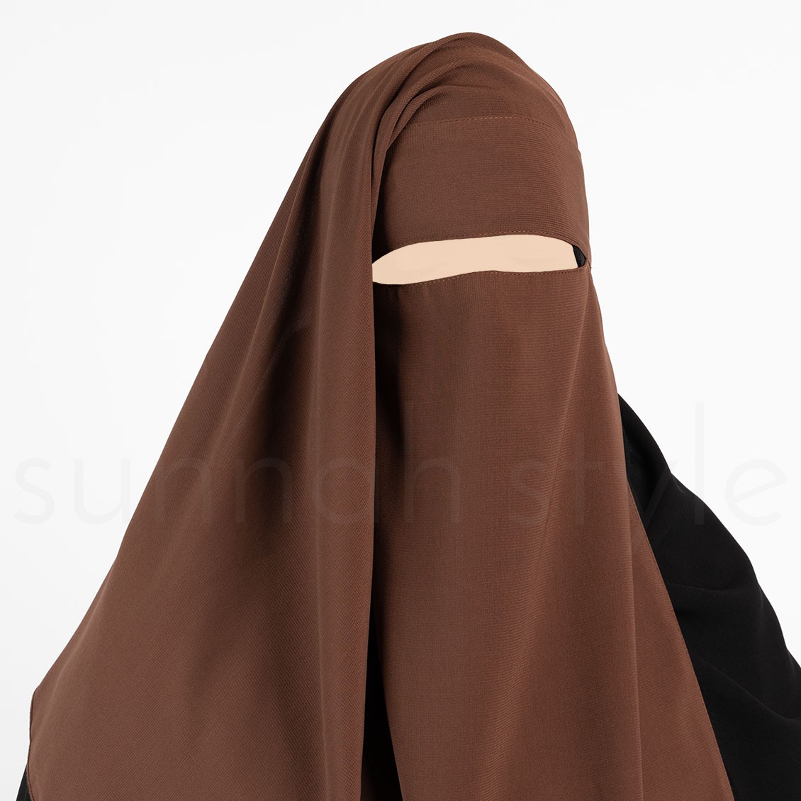 Sunnah Style Two Layer Niqab Pecan